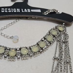 Design Lab Lord & Taylor Silver Multi-Layer Necklace